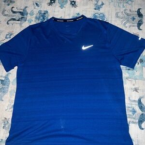 Nike Men's Blue Sports Shirt